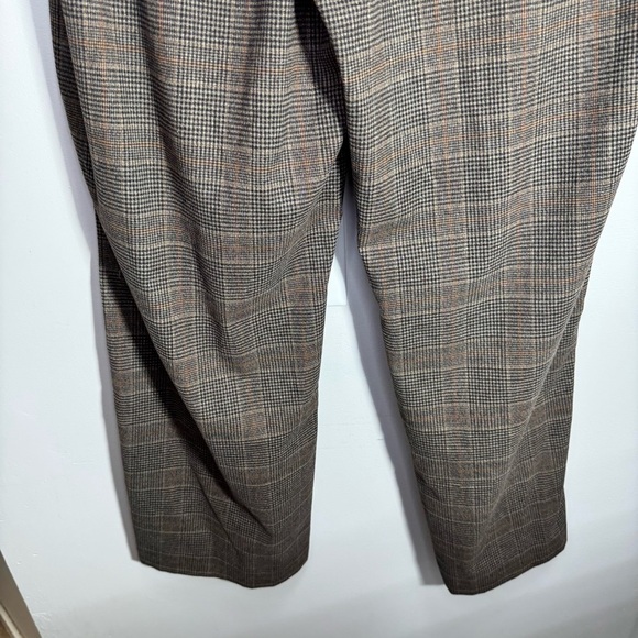 Old Navy High Rise Taylor Wide Leg Plaid Trouser Pants Size Large - Picture 7 of 11